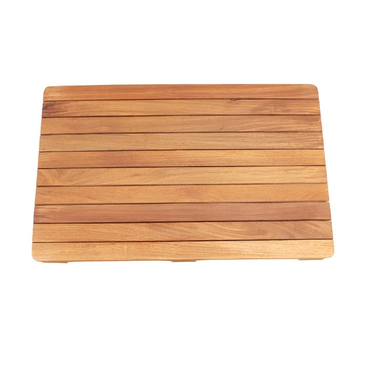 Grip-Enhanced Bath Wooden Floor Mat