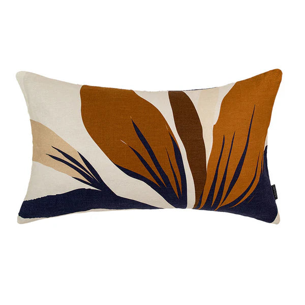 Grounded Lumbar Double-Sided Pattern Cushion - 50x30cms