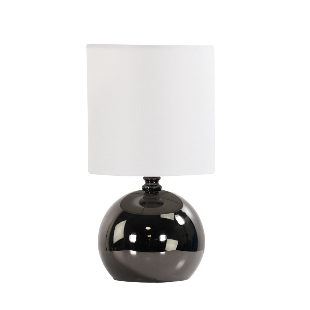 Gunmetal Finish ON / OFF Touch Lamp