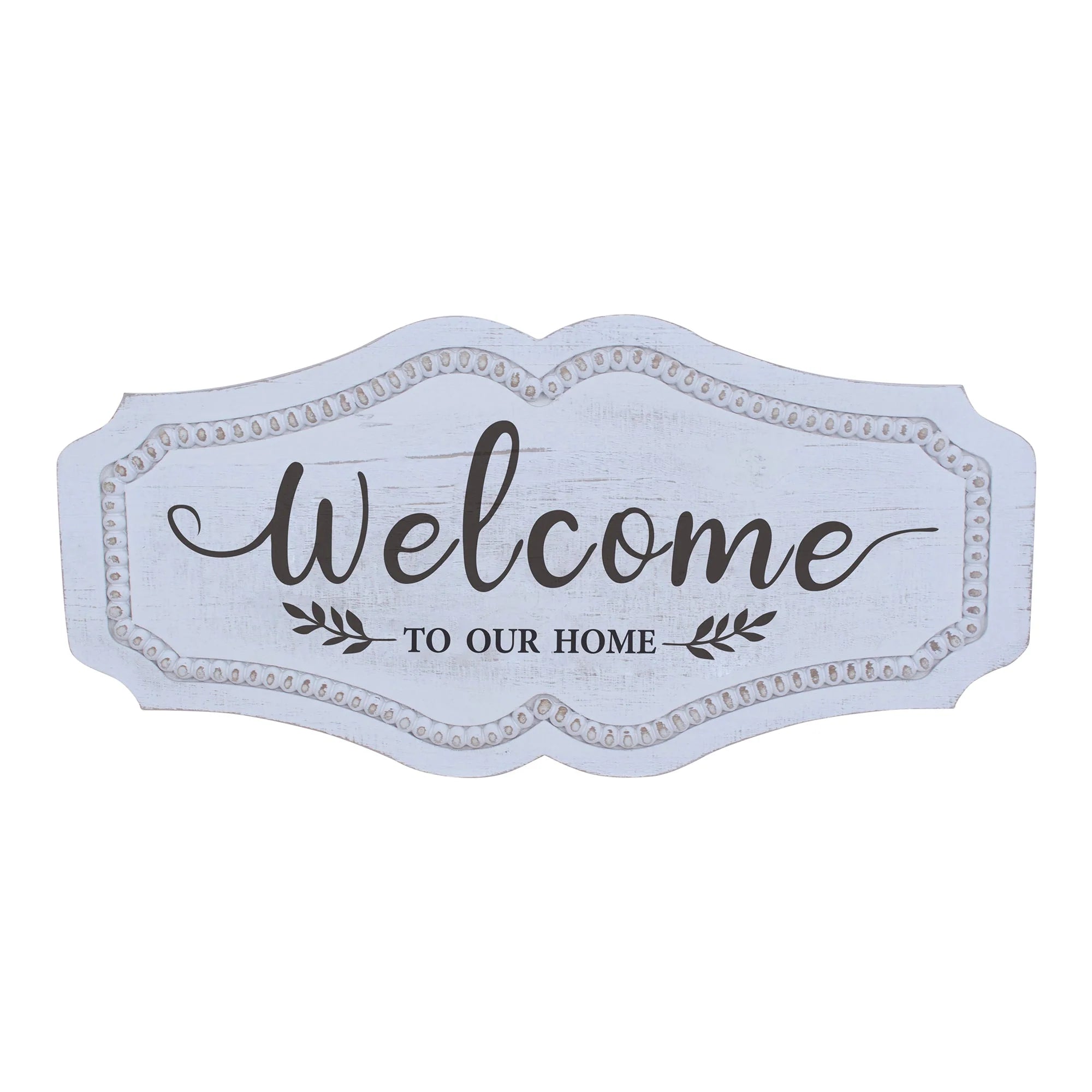 Hamptons Style 'Welcome To Our Home' Wall Art