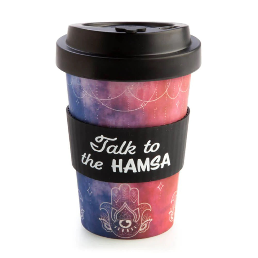 'Talk to the Hamsa' Bamboo Cup