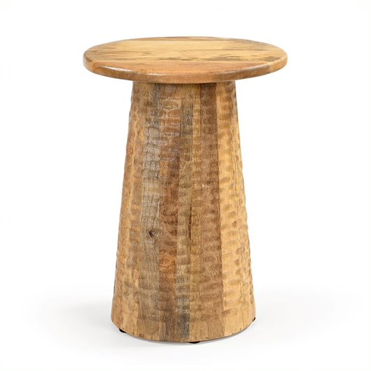 Hand-Hammered Crafted Side Table