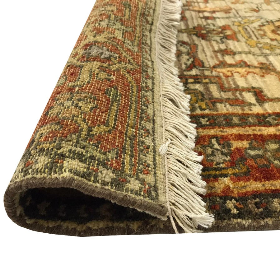 Hand Knotted Traditional Sherapi Wool Rug