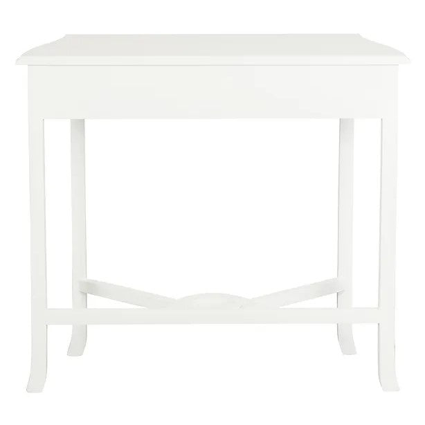 Handcrafted Carved Sofa Table - White