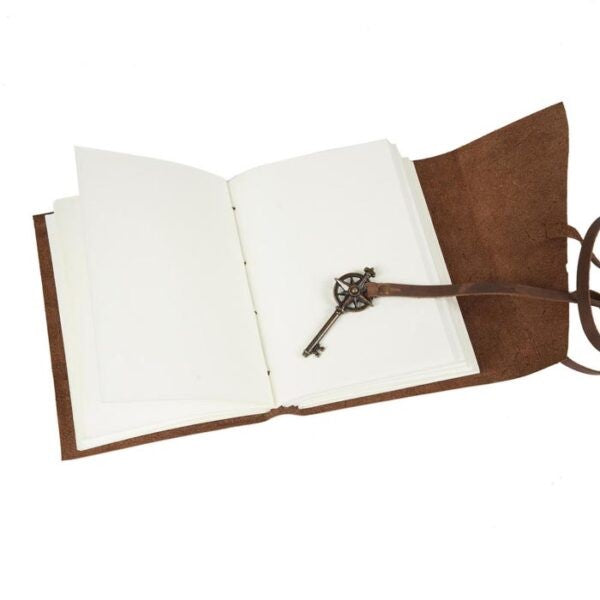 Hand crafted Leather Journal with Key Closure