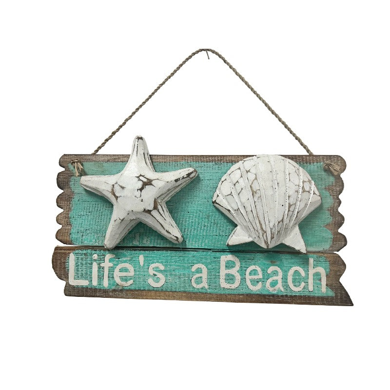 Handcrafted Life’s Beach Shells Wall Art - 23x2x19cms