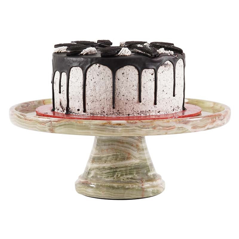 Handcrafted Marble Cake Stand (Available in 2 Colors)