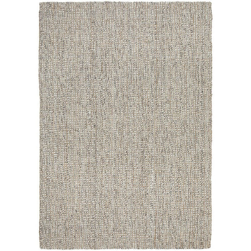 Handmade Arabella Grey Wool-Jute Blend Rug - 165 x 115cms