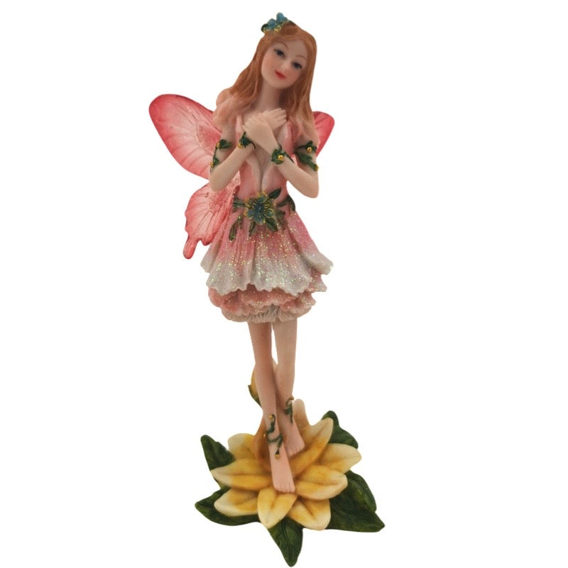 Handmade Stilus Australia Fairy Holding Butterfly - 17cms