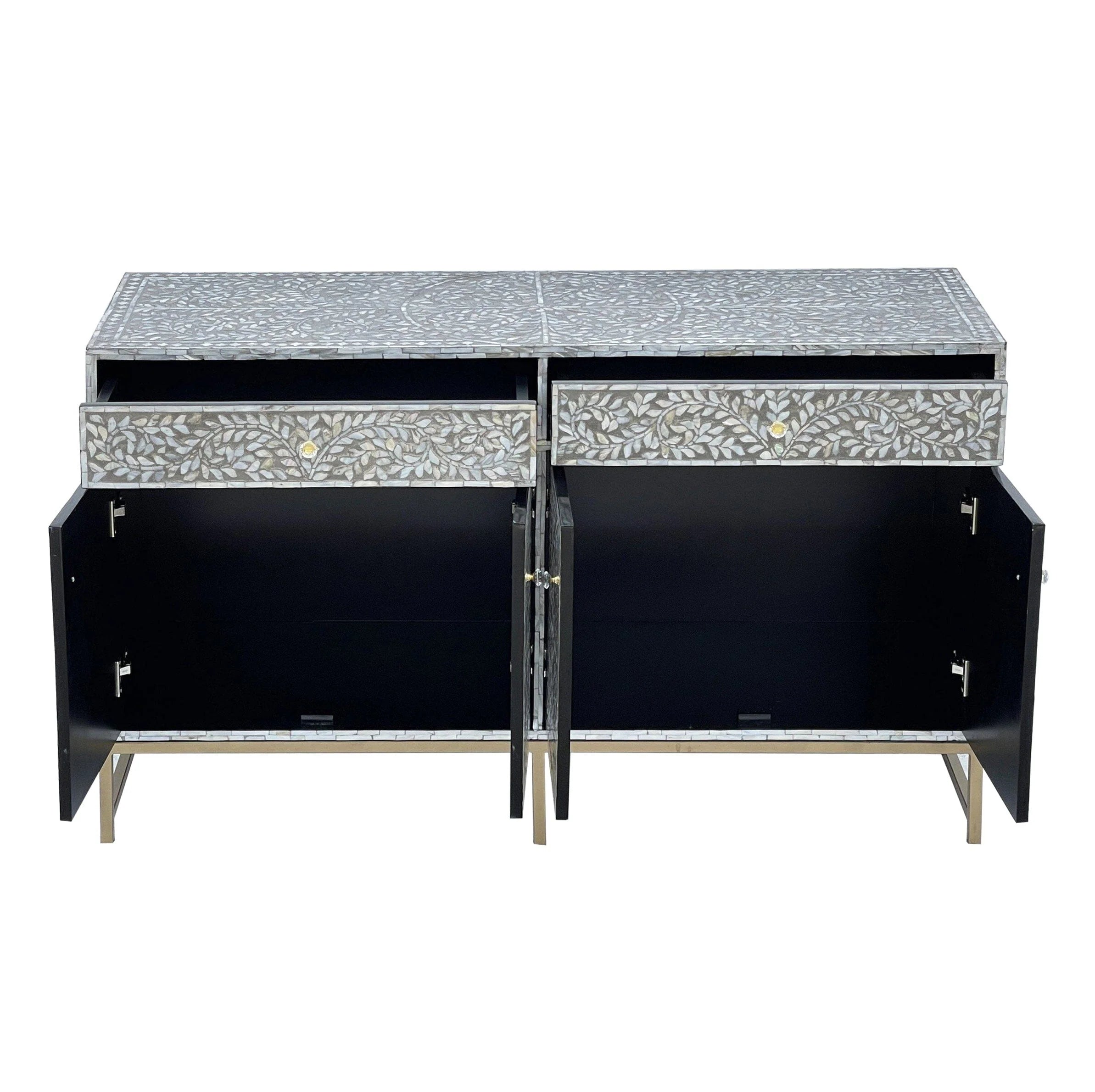 Handmade Swish Luxe Mother of Pearl Sideboard