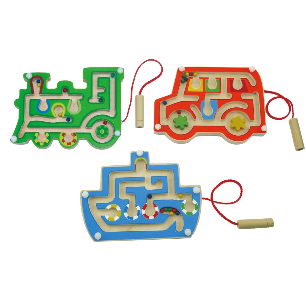 Hands-On Learning – Transport Magnetic Maze - Set of 3