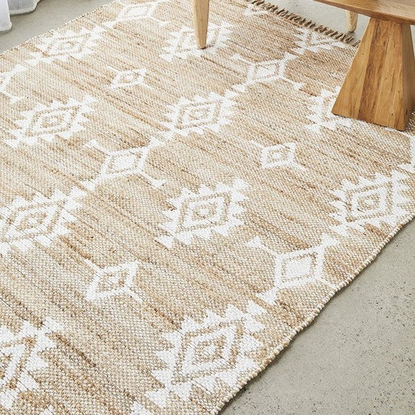 Handwoven Bodhi Quinton Natural Rug - 225 x 155cms