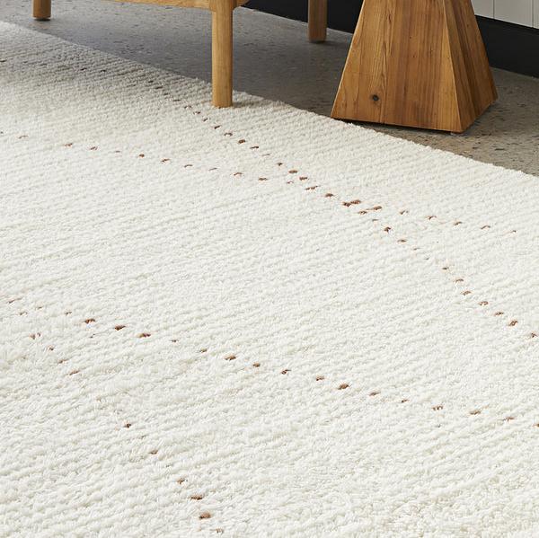 Handwoven Summit Orb Natural Rug - 225x155cms