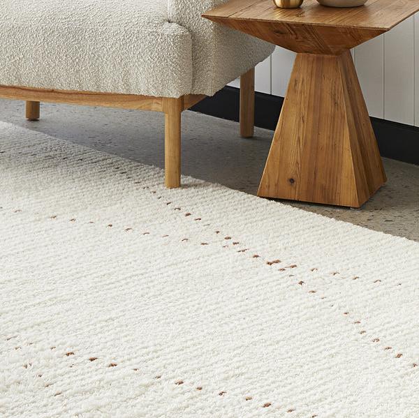 Handwoven Summit Orb Natural Rug - 290 x 200cms