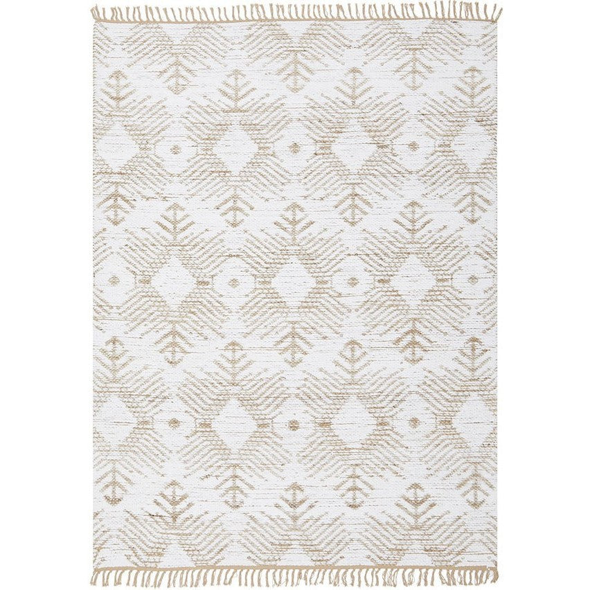 Handwoven Textured Bodhi Rosa Natural Rug - 225 x 155cms