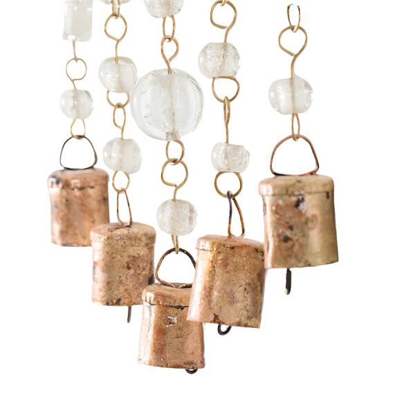 Hanging Circle of Life Birds Beads & Bells Wind Chime