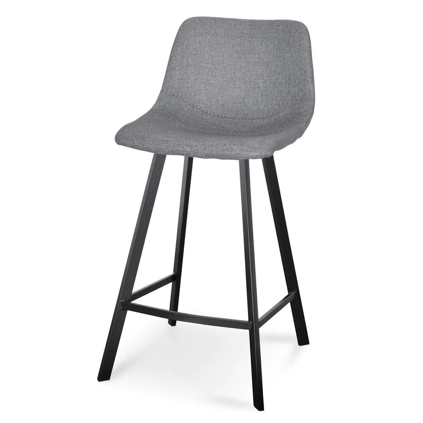 Harbor Haven Bar Chair Stool - Dark Grey (Set of 2)