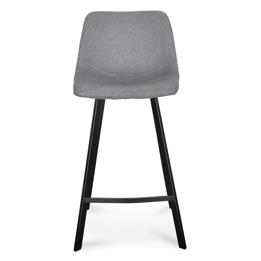 Harbor Haven Bar Chair Stool - Dark Grey (Set of 2)