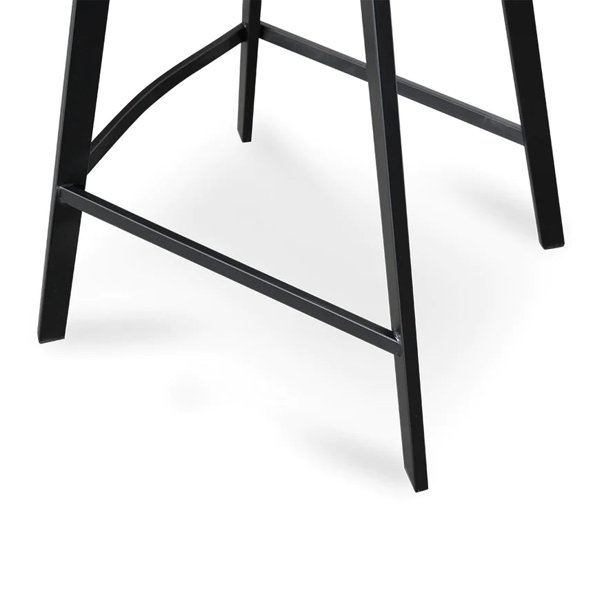 Harbor Haven Bar Chair Stool - Dark Grey (Set of 2)