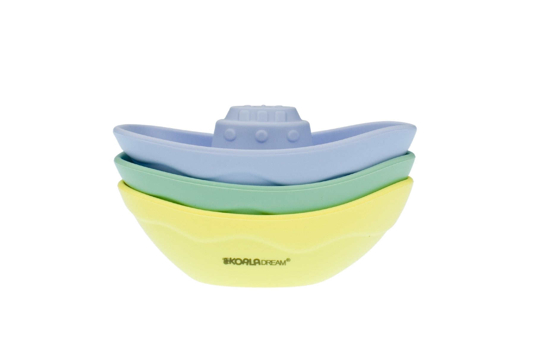 Harbor Splash Silicone Tug Boats - 3-Piece Bath Set