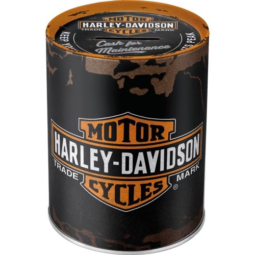 Harley Davidson Cylindrical Money Box