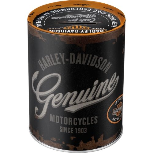 Harley Davidson Cylindrical Money Box