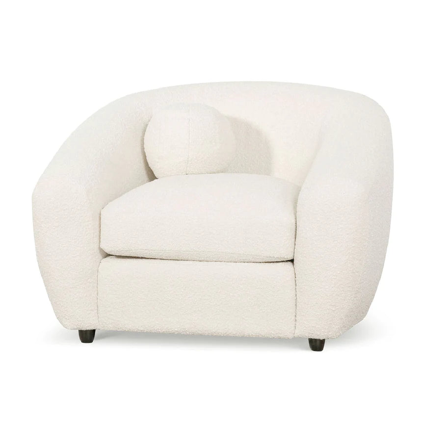 Heavenly Seating Lounge Armchair - Ivory White