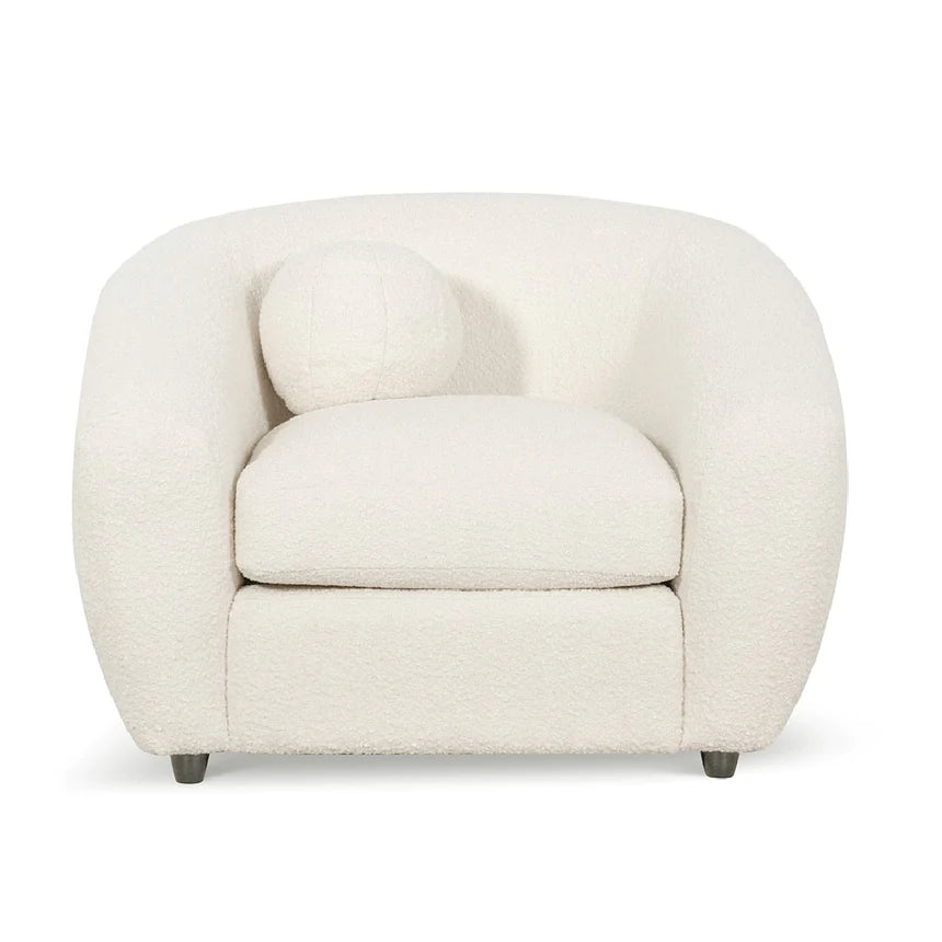 Heavenly Seating Lounge Armchair - Ivory White