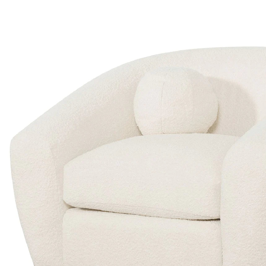 Heavenly Seating Lounge Armchair - Ivory White