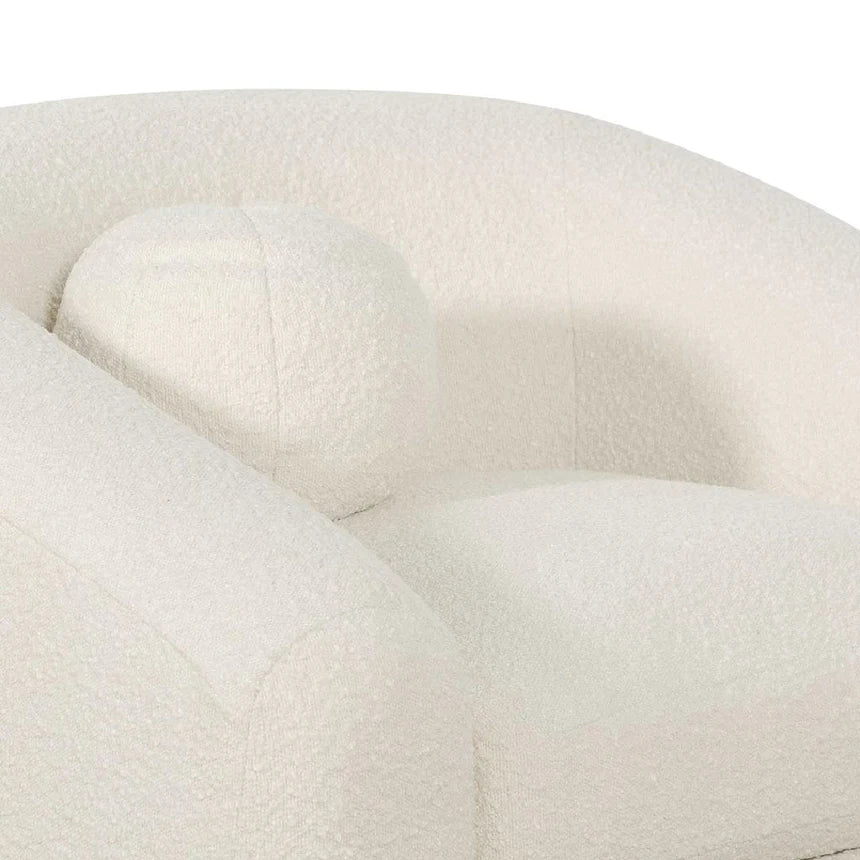 Heavenly Seating Lounge Armchair - Ivory White