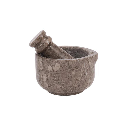 Heavy Mini Mortar & Pestle Set - Grey