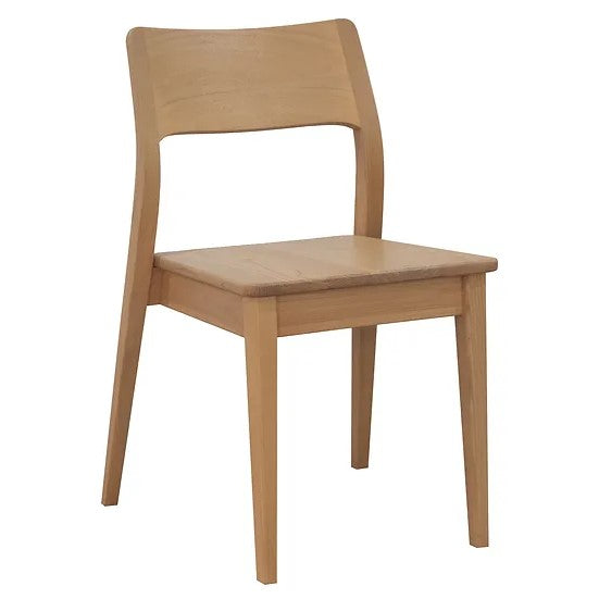 Heirloom Quality Solid Wood Dining Chair Natural - Set of 2