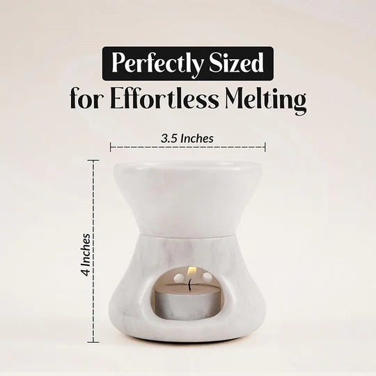 High-Quality Premium Butter Warmer - White