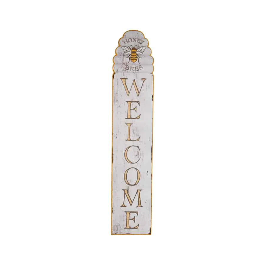 Honey Bees Welcome Wall Sign 120cm