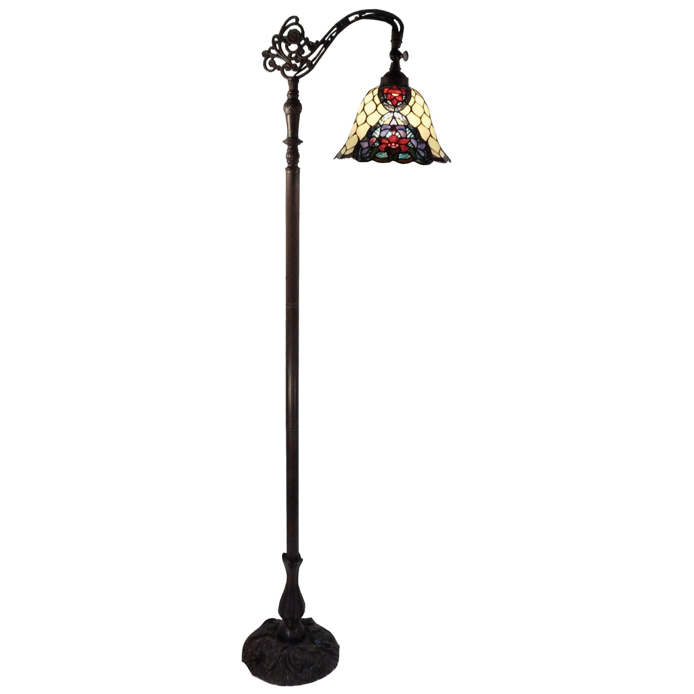 Honeycomb Downbridge Tiffany Stained Glass Floor Lamp