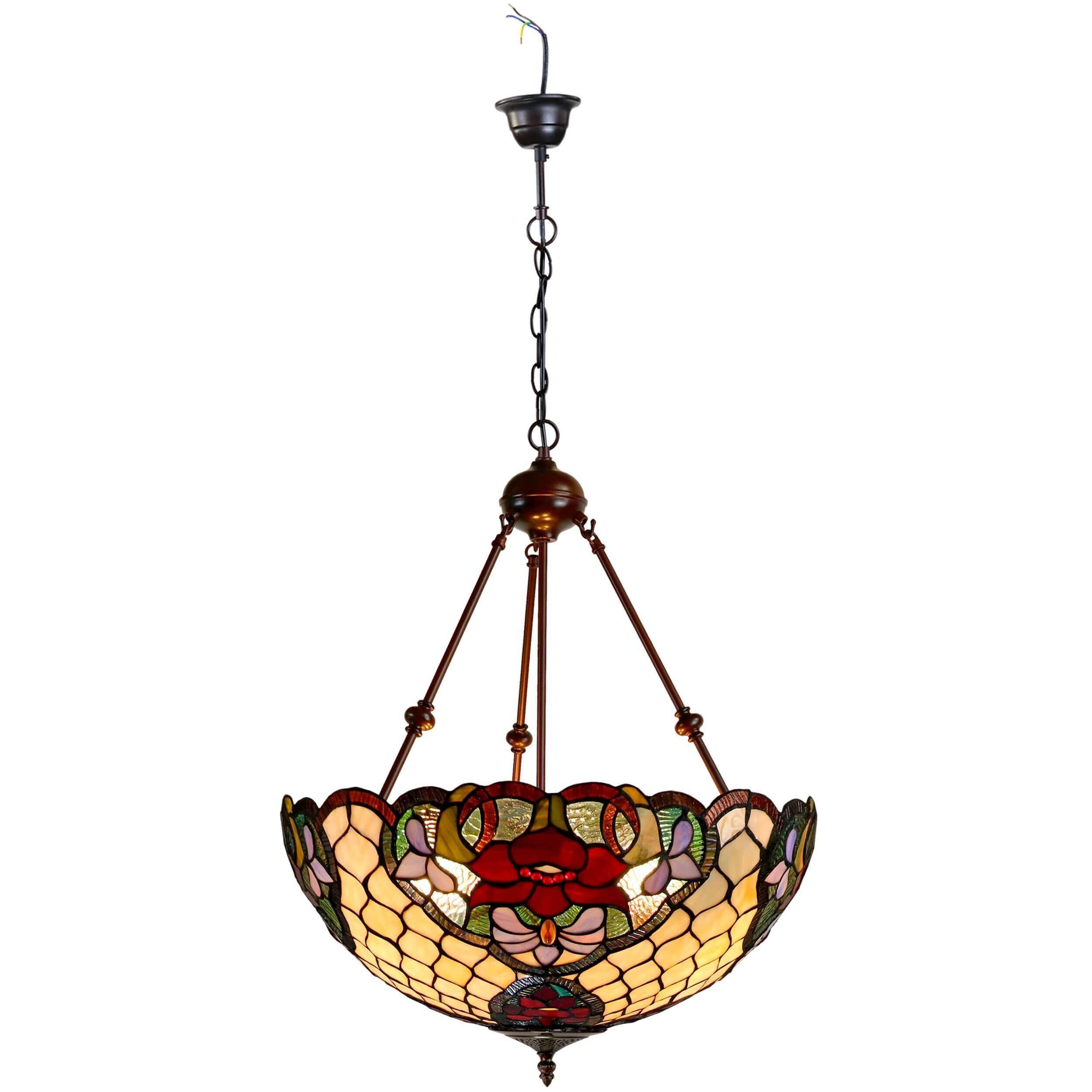 Honeycomb Tiffany Stained Glass Pendant Lamp