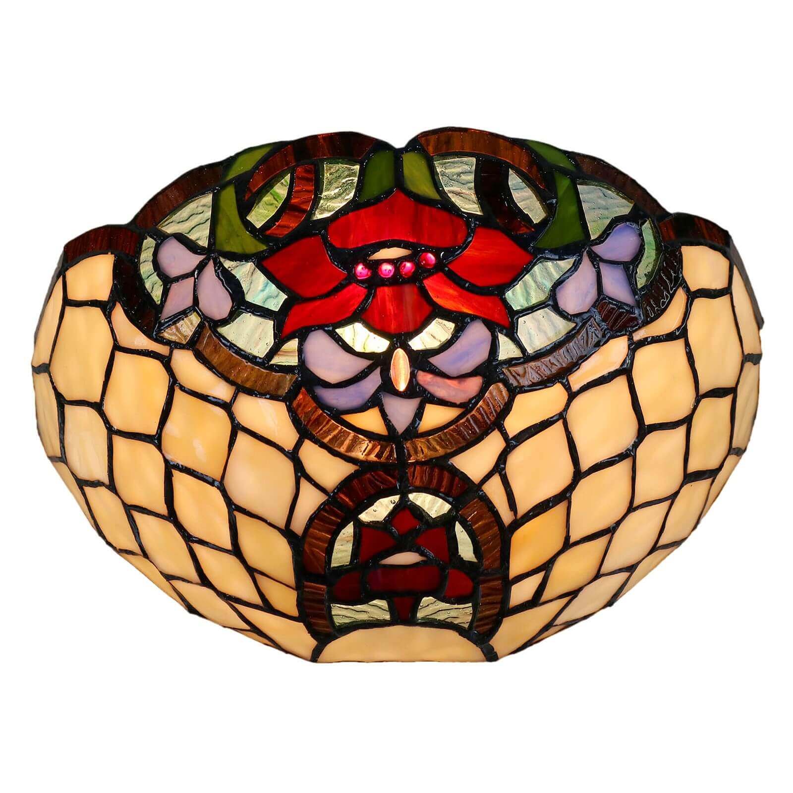 Honeycomb Tiffany Stained Glass Wall Lamp