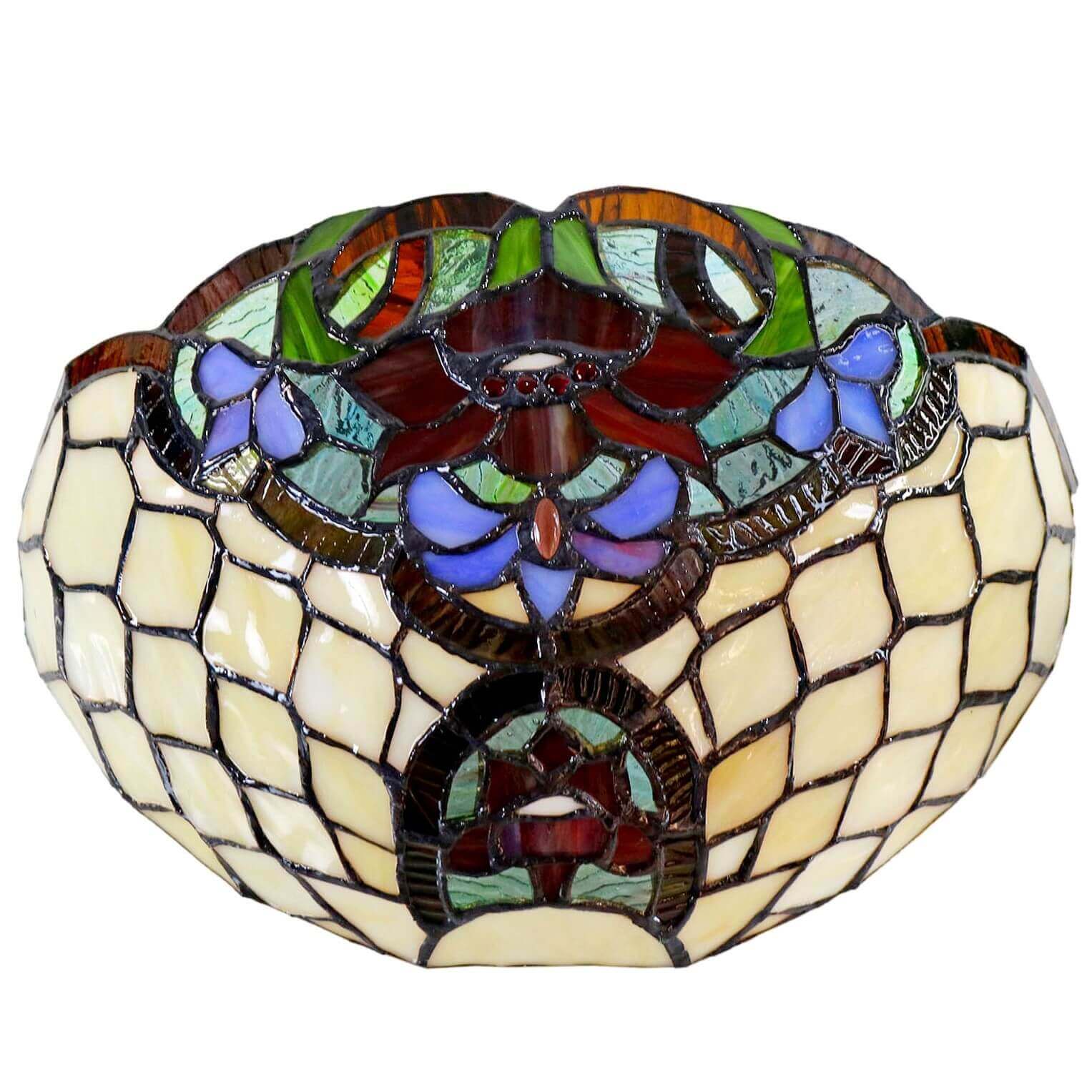 Honeycomb Tiffany Stained Glass Wall Lamp