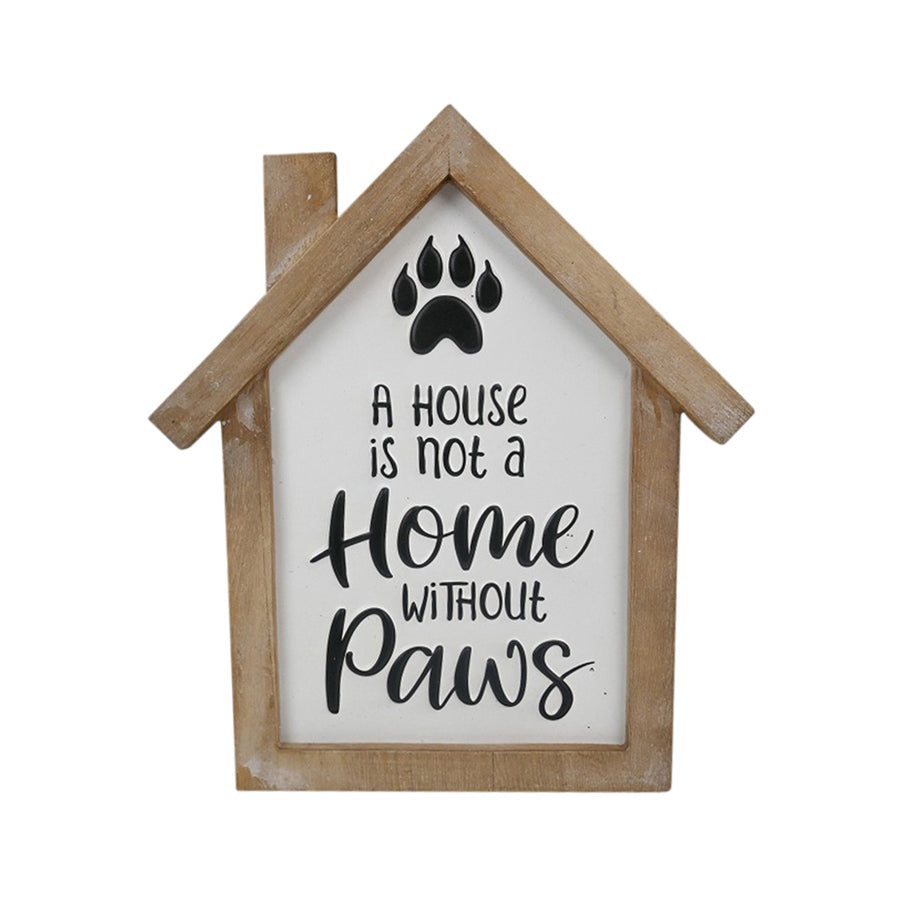 House is Not a Home Wall Sign - 23×1.5x26cms