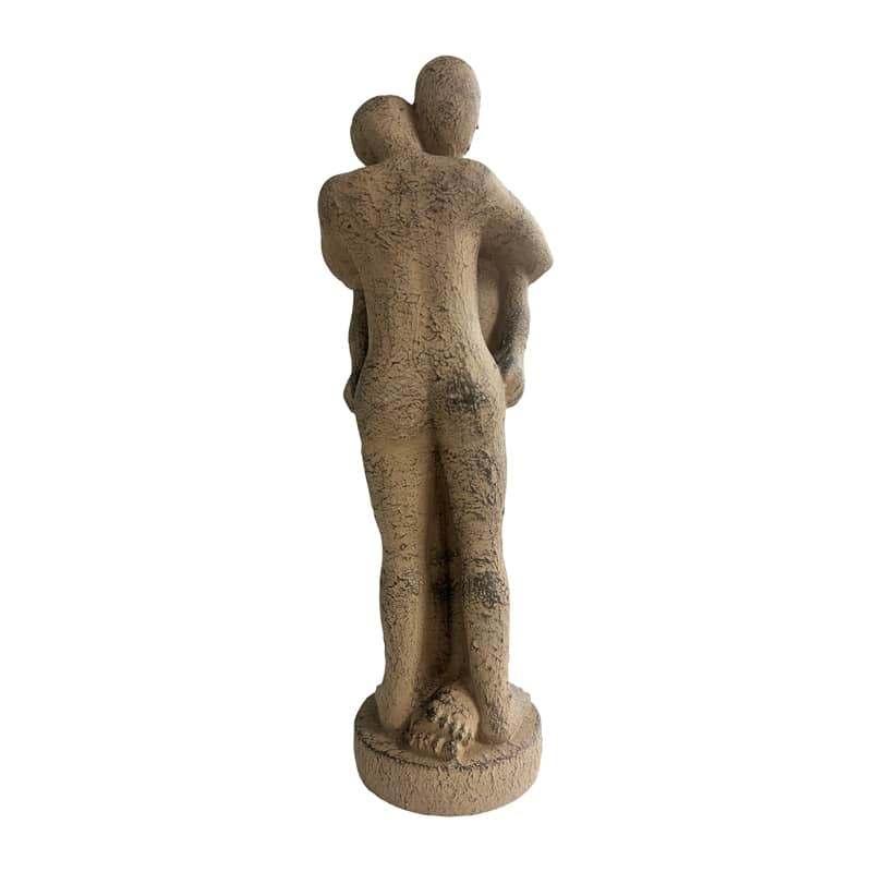 Hugging Couple Decorative Statue - 12x10x36cms