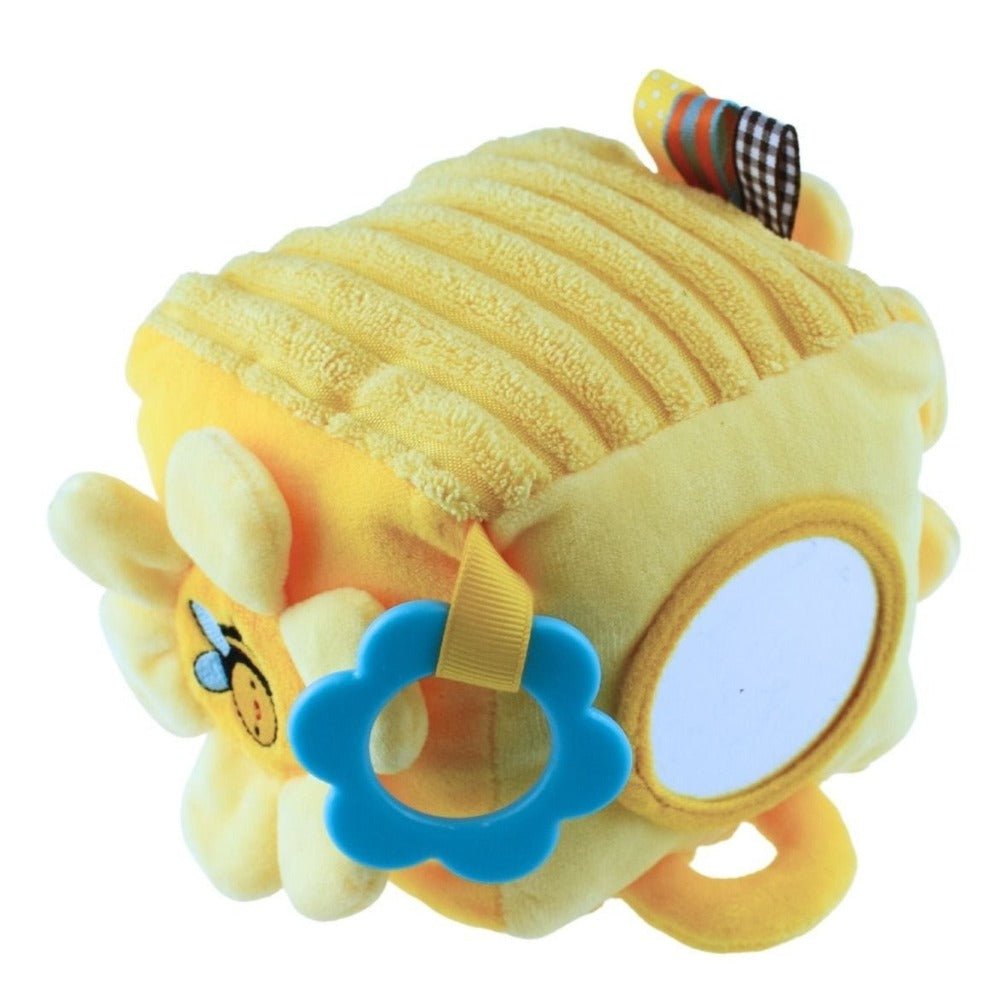 Hunny Bee Soft Baby Sensory Cube Toy