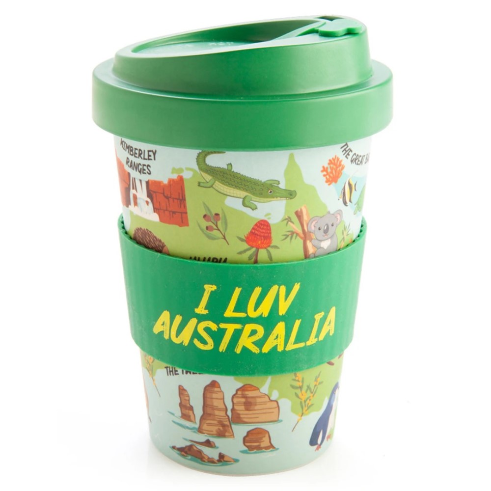 I Luv Australia Bamboo Cup