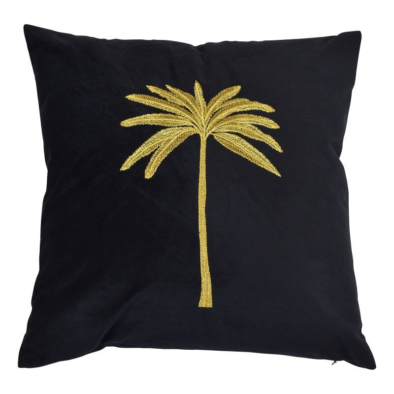 Ibiza Cotton 45x45cm Cushion Cover - Black