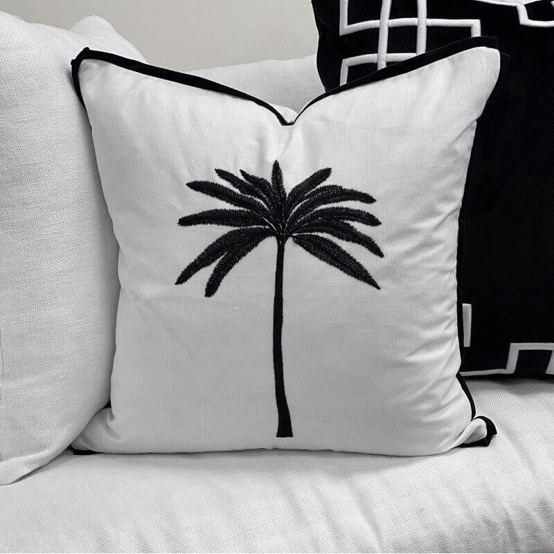 Ibiza Cotton 45x45cm Cushion Cover - White