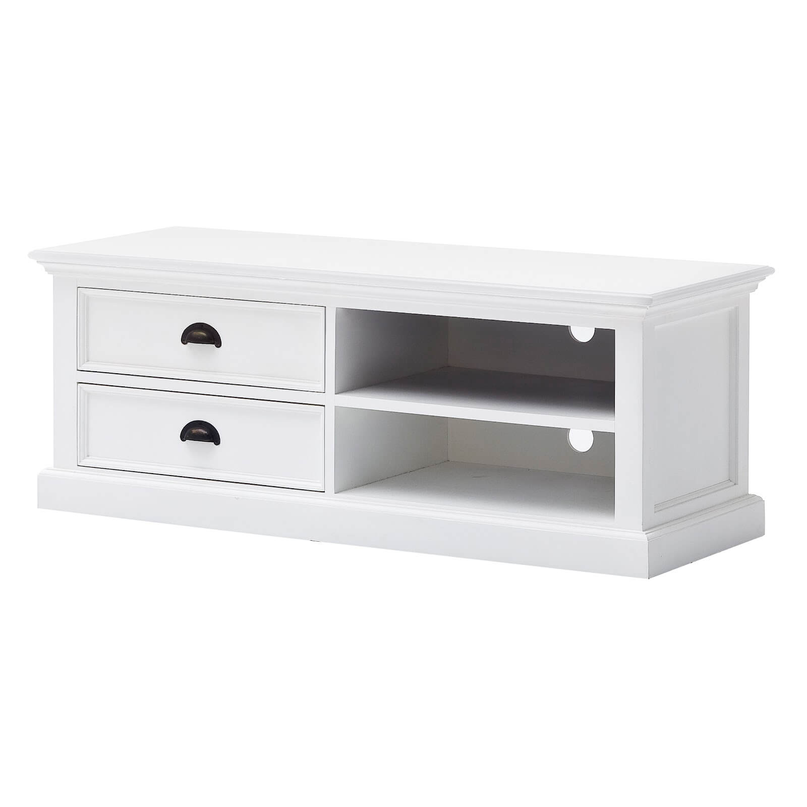 Iconic 2 Drawers 2 Shelves Entertainment Unit 120cms