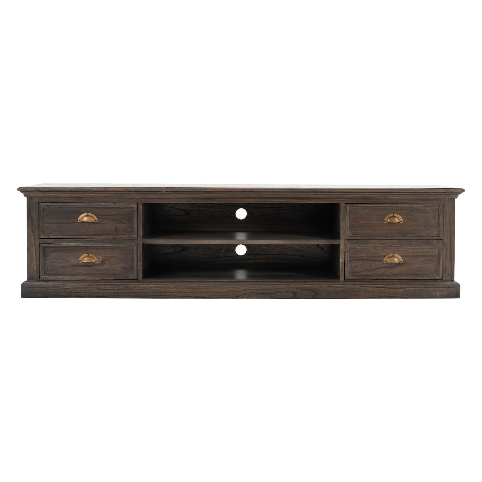 Iconic Entertainment Unit 180cms 4 Drawers Black