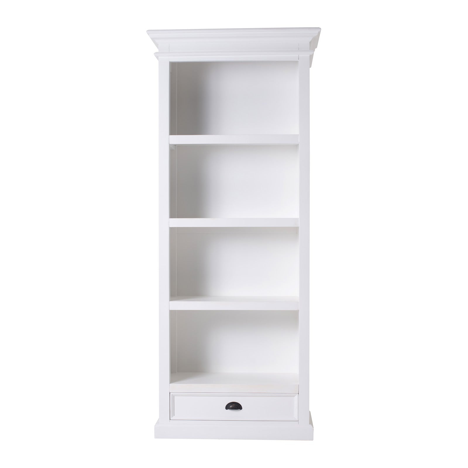 Iconic Hutch Bookcase 1 Drawer 4 Shelves White