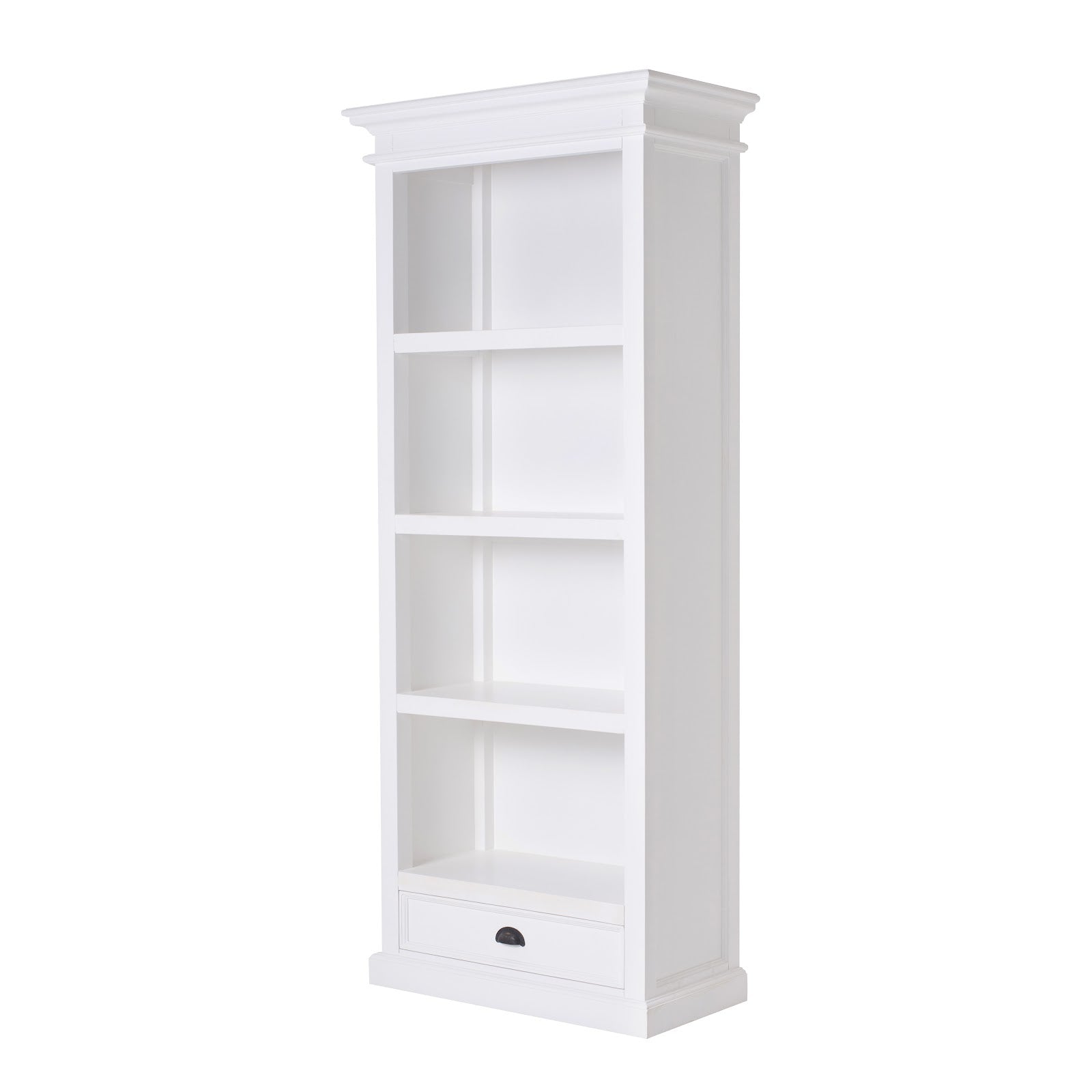 Iconic Hutch Bookcase 1 Drawer 4 Shelves White