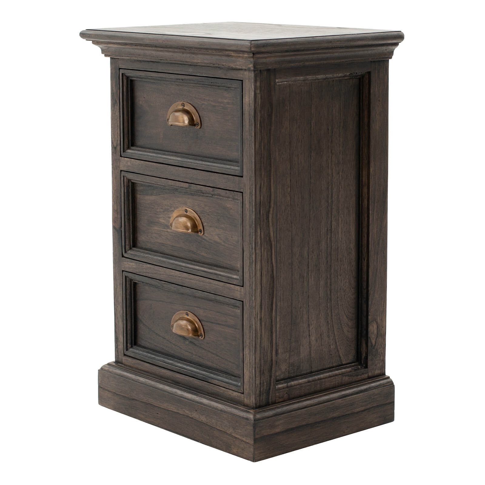 Iconic Cabinet 3 Drawers Bedside Table Black