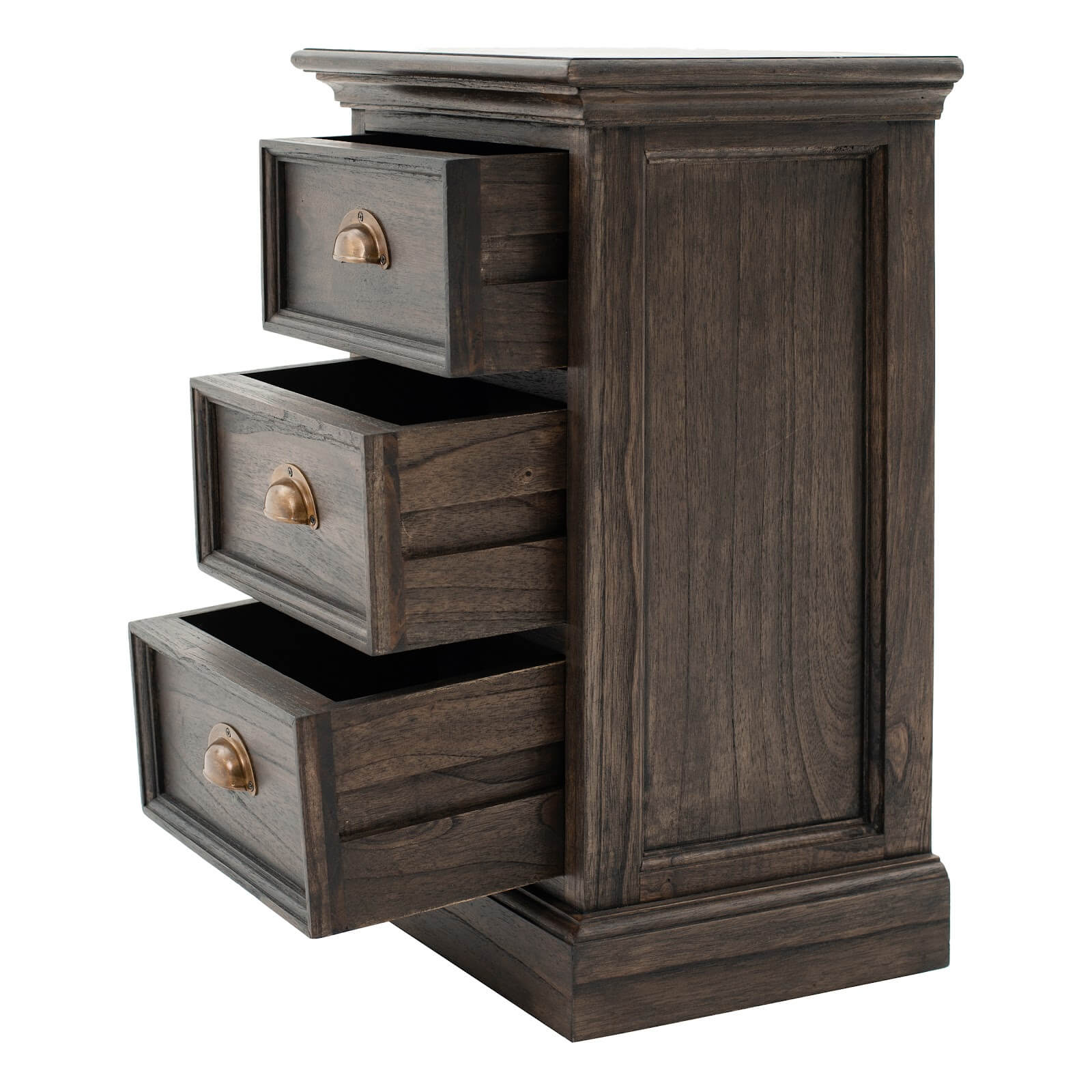 Iconic Cabinet 3 Drawers Bedside Table Black